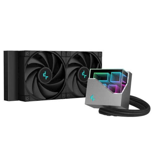 DeepCool Water Cooling LT520 - Addressable RGB, Infinity mirror design - LGA1700/AM5