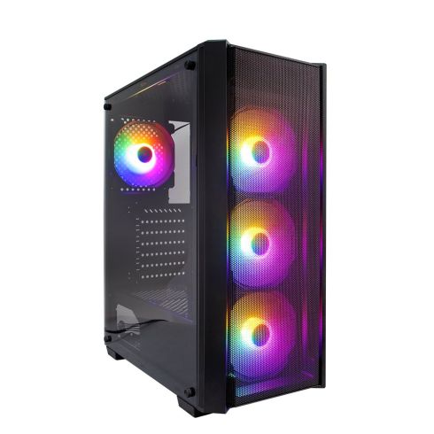 1stPlayer Case ATX - Fire Dancing V4 RGB - 4 fans included