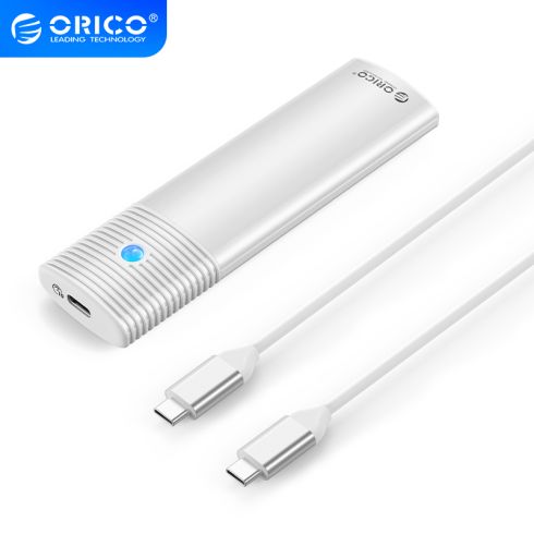 Orico Storage - Case - M.2 NVMe M/B key 10 Gbps White - PWM2-G2