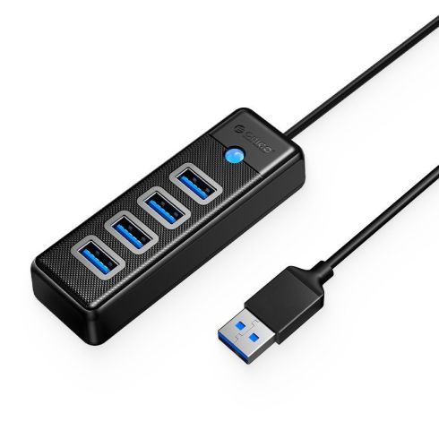 Orico HUB USB3.0 4 port Black - PW4U-U3-015-BK