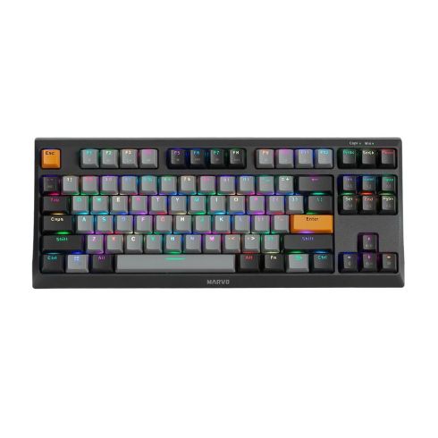 Marvo Gaming Mechanical Keyboard KG980-B - RGB, Blue switches, TKL