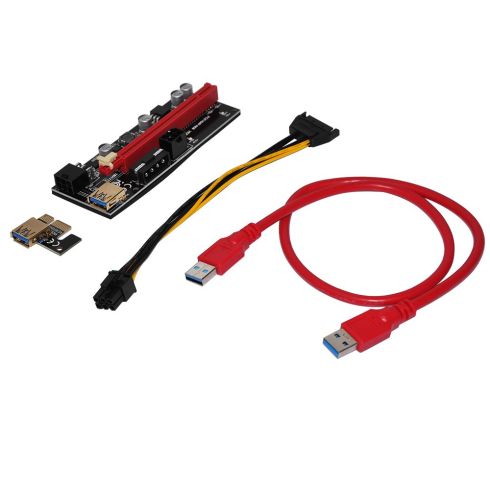 Makki Mining Riser PCI Express 1x to 16x - 270uf - MAKKI-SR139-270