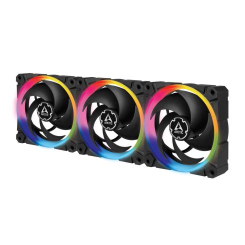 Arctic Fan SET 3x120mm - BioniX P120 A-RGB Bundle with controller/remote