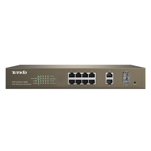 SWITCH TENDA TEF1210P 8P POE