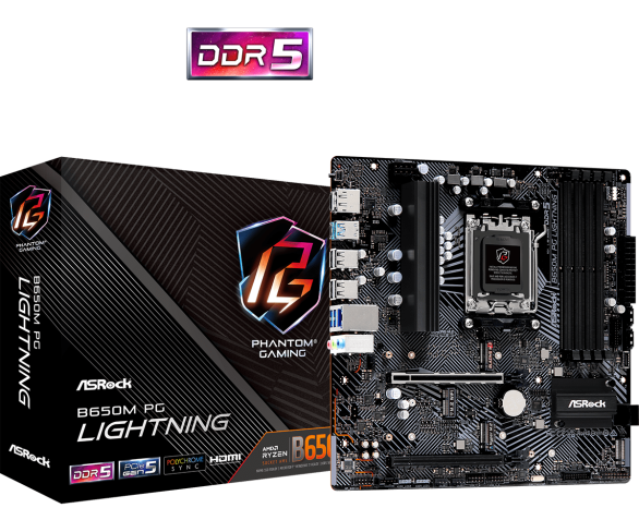 ASROCK B650M PG LIGHTING