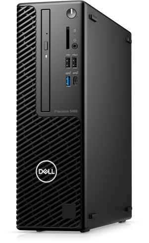 Работна станция Dell Precision 3460 SFF, Intel Core i7-14700 (33M Cache, 20 cores,, up to 5.4 GHz), 32 GB: 2 x 16 GB, DDR5, 5600MT/s, 1TB SSD PCIe M.2, Nvidia T1000 8GB, BG Keyboard&Mouse, 300 W, Windows 11 Pro, 3Yr BO