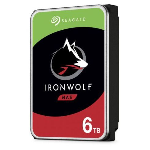 Sabit disk SEAGATE Iron Wolf, ST6000VN001, 6 TB, 256 MB Önbellek, SATA 6,0 Gb/s