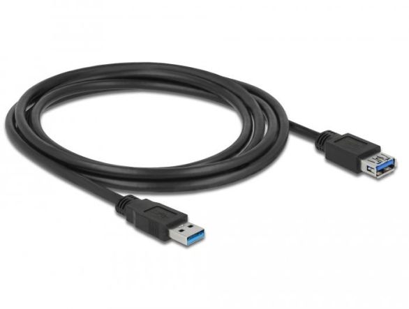 Delock Extension cable USB 3.0 Type-A male > USB 3.0 Type-A female 2.0 m black