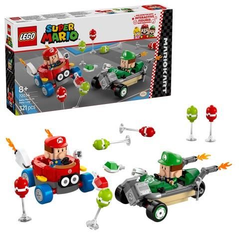 LEGO  Super Mario Mario car - Baby Mario vs Baby Luigi, 72034