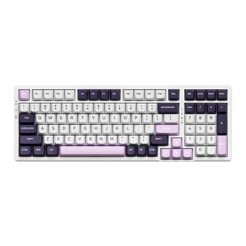 VGN Wireless Gaming Mechanical Keyboard - V98 PRO V2 Black Currant - Kailh Vaporwave Switches, RGB