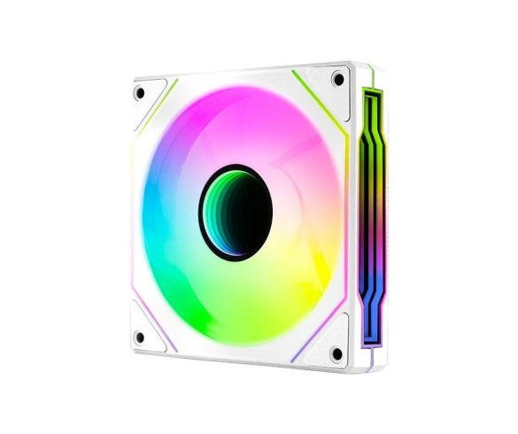 AeroCool Fan 120mm Phantom M-3 - Infinity Mirror ARGB - White