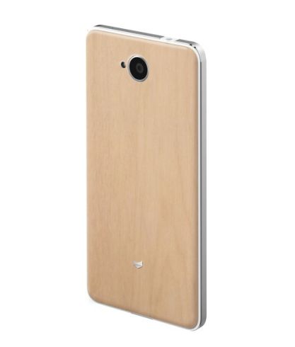 MS LUMIA 650 FLIP CVR LGH WOOD