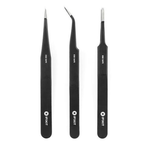 Инструмент iFixit Precision Tweezer Set PRO комплект от 3 прецизни пинсети