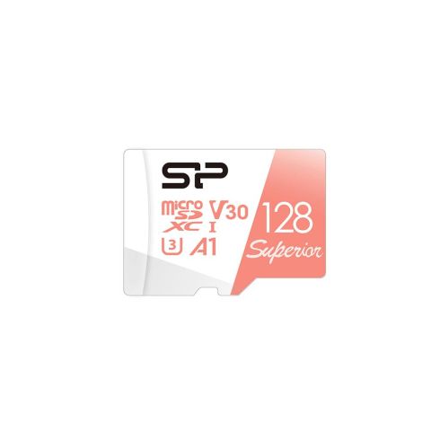 Memory card Silicon Power Superior 128GB, microSDXC, Class 10, SD Adapter