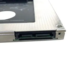 Makki Laptop Caddy 12,7 mm SATA3 cu LED/comutator MAKKI-CADDY-127-LS