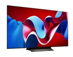 Televizor LG OLED55C41LA, 55 inchi UHD OLED evo, 4K (3840 x 2160), DVB-C/T2/S2, ecran complet cinema, Alpha 9 AI 4K Gen7, 144Hz, ThinQ AI, HDR10, VRR, NVIDIA G-SYNC, AMD FreeSync, Dolby Vision, Dolby Atmos, Wi-Fi, Bluetooth, HDMI, USB, Airplay 2, Multi Vi