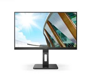 Monitor AOC 27P2Q, 27" IPS WLED, 1920x1080@75Hz, 4ms GtG, 300cd m/2, 1000:1, 50M:1 DCR, Adaptive Sync, FlickerFree, Low Blue Light, 2Wx2, Tilt, Tilt, Tilt, Pivot, D-SUB, DVI, HDMI, DP, hub USB