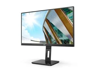 Monitor AOC 27P2Q, 27" IPS WLED, 1920x1080@75Hz, 4ms GtG, 300cd m/2, 1000:1, 50M:1 DCR, Adaptive Sync, FlickerFree, Low Blue Light, 2Wx2, Tilt, Tilt, Tilt, Pivot, D-SUB, DVI, HDMI, DP, hub USB