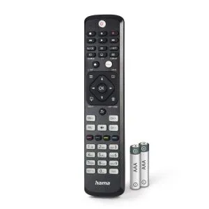 Hama Universal Remote Control for Philips TVs, IR, Teachable, Illuminating Butto