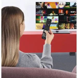 Hama Universal Remote Control for Philips TVs, IR, Teachable, Illuminating Butto
