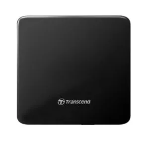 Optical drive Transcend 8X DVD±RW, Slim Type, USB 2.0 (Black), 13.9mm Thickness