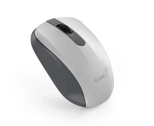 Genius Wireless Silent Mouse - NX-8008S White+Gray - Silent, 2.4GHz