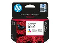 Cartuș de cerneală original HP 652 F6V24AE BHK Tricolor