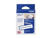BROTHER RIBBON Panglică tissu bleu/blanc