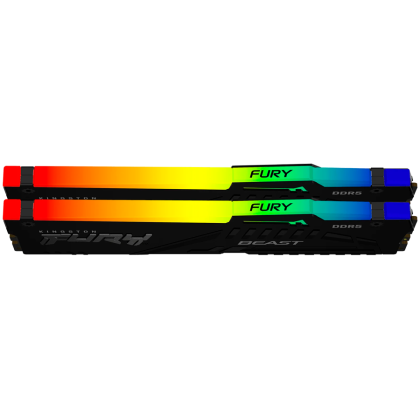 Kingston 64GB 6000MT/s DDR5 CL36 DIMM (Kit of 2) FURY Beast RGB EXPO, EAN: 740617331882