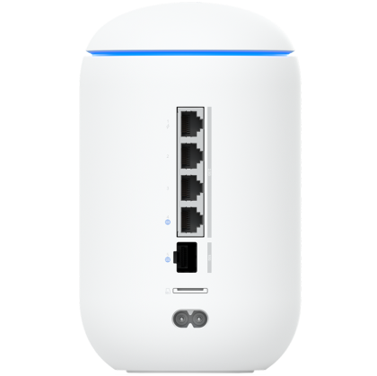 Ubiquiti UniFi UDR7-EU Dream Router 7 Desktop 10G Cloud Gateway with integrated WiFi 7, PoE switch, microSD storage, and full UniFi application support, 10G SFP+ and (1) 2.5 GbE RJ45 WAN port, 64 GB microSD,