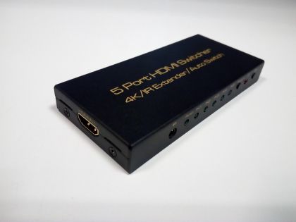 Otomatik anahtar ESTILLO, HDMI anahtarı, 5/1 x HDMI1.4, 5 giriş 1 çıkış, Siyah