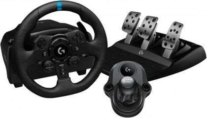 Волан LOGITECH G923 + G29 скоростен лост за PS5/PS5/PC