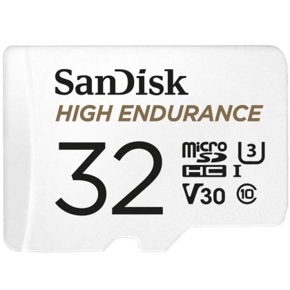 Hafıza kartı SANDISK Yüksek Dayanıklılık, microSDHC, 32GB