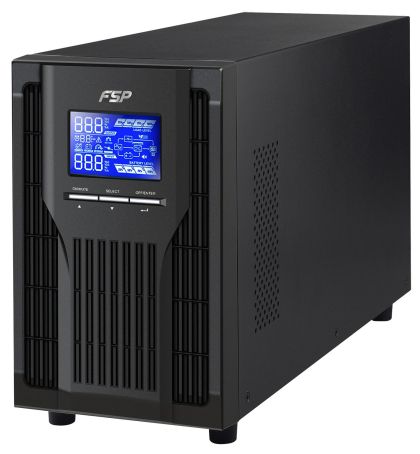 UPS FSP Grup Şampiyon Kulesi, 2000VA, 1800W, Çevrimiçi, LCD, 4xIEC