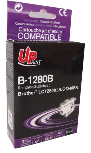 Mürekkep Püskürtmeli UPRINT LC1280XL/1240/1220, BROTHER, Siyah