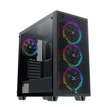 Xigmatek Case EATX - Gaming G Pro - Mesh, 4 ARGB fans