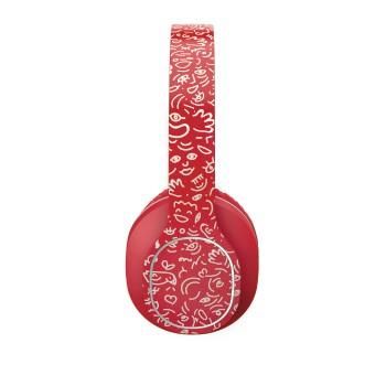 Блутут слушалки Hama HaHaHa FEEL, Потискане на шума, Червени, 177067