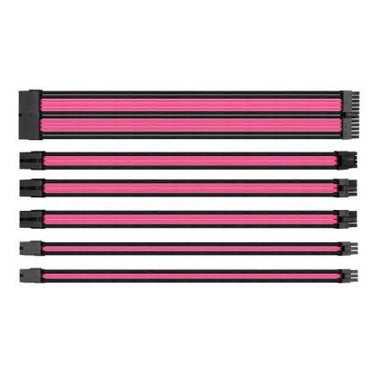 Sleeved Cable Extension Kit Thermaltake TtMod Black/Pink