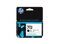 Cartuș consumabil de cerneală neagră HP 712 de 38 ml