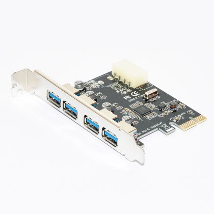 Makki PCI-E card 4 x USB3.0 port - MAKKI-PCIE-4XUSB30-V1