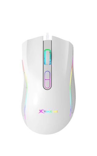 Xtrike ME Gaming Mouse GM-314 White - 7200dpi, RGB
