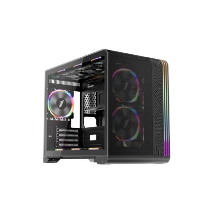 1stPlayer Case mATX - VT6-BK - Mesh, A-RGB