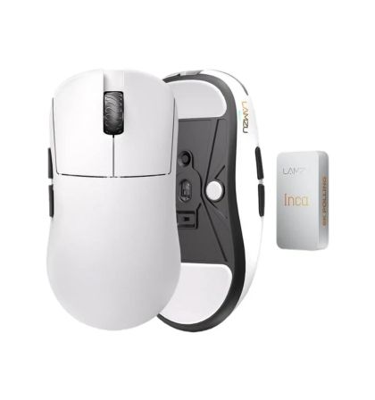 Lamzu INCA 8K - Wireless Gaming Mouse - White