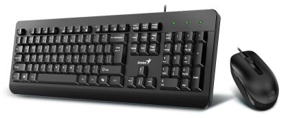 Genius Keyboard and Mouse - KM-160 Black - AI, BG, USB