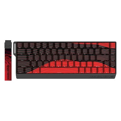 Madlions Professional Gaming Mechanical Keyboard FIRE 68 ULTRA - 8K, Gateron Magnetic Jade Switches - Black