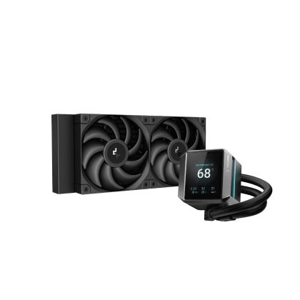 DeepCool Water Cooling MYSTIQUE 240 - LCD Screen, A-RGB