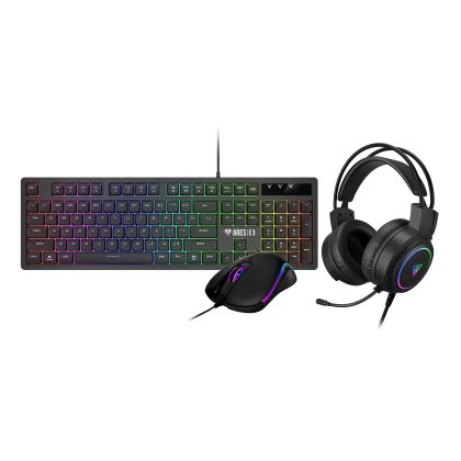 Gamdias Gaming COMBO - POSEIDON E2 3-in-1 Combo - Keyboard + Mouse + Headphones