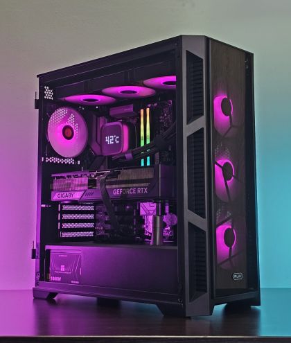RTX 5090/ Ryzen 7-9800X3D/ RAM 32GB/ SSD 1TB/ Водно/ Windows 11 Pro/ Геймърски компютър Dark Reaper DRBEST1