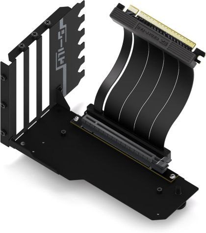 EZDIY-FAB Vertical PCIe 4.0 GPU Mount Bracket Graphic Card Holder 90° Riser Cable