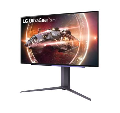 Monitor LG 27GS95QE-B, 26.5", UltraGear OLED 0.03ms (GtG), AG, QHD (2560x1440), 240Hz, HDR400, 275 cd/m2, 1,500,000:1, 1000cd/m2, DCI-P3 98.5%, USB3 .0 (1up/2down), VRR, AMD Free-sync, NVIDIA G-Sync, HDMI, DP, Height Adjustable, Pivot, Tilt, Swive, Headp